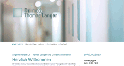 Desktop Screenshot of allgemeinarzt-langer.de